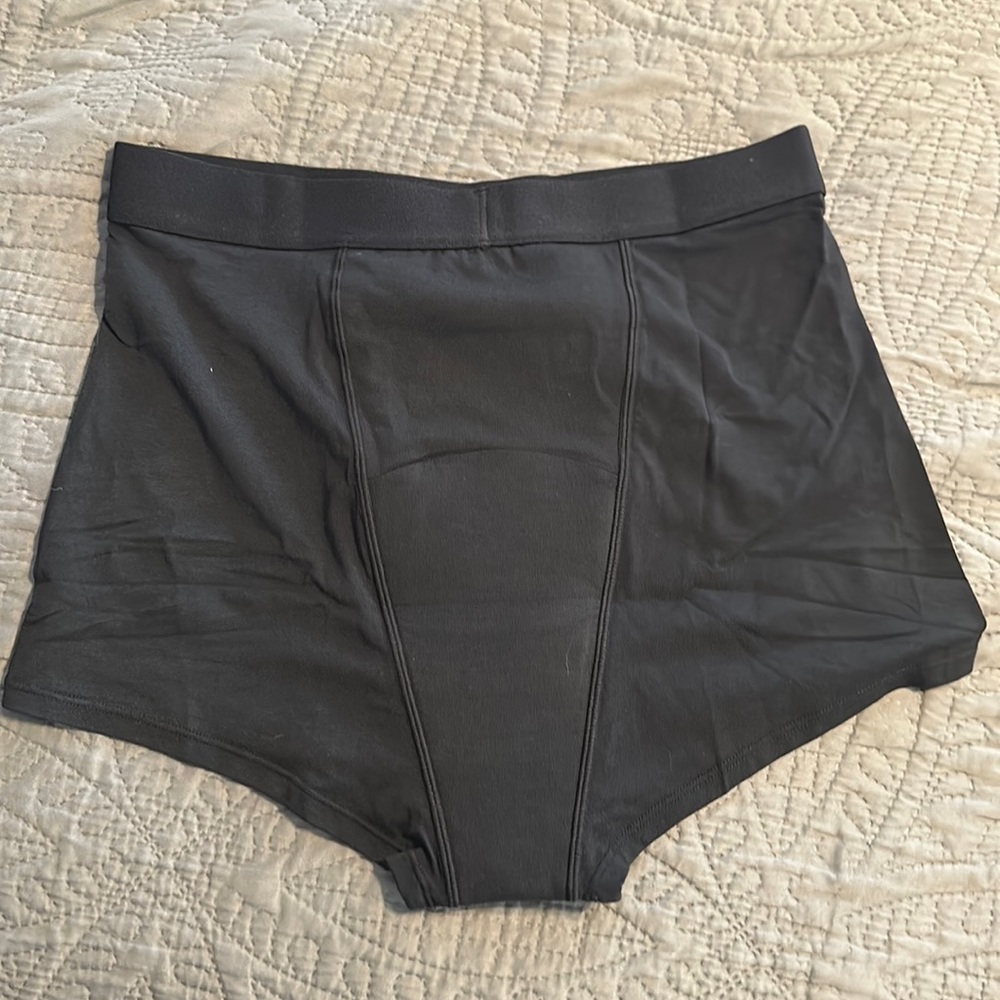 Knix cotton super leakproof boxer brief Black Med
